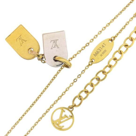 LOUIS VUITTON Gold Necklace - Picture 3 of 8